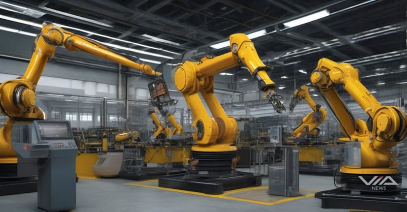 Industrial Robot Sales Surge as AI Processors Target Factory Automation
